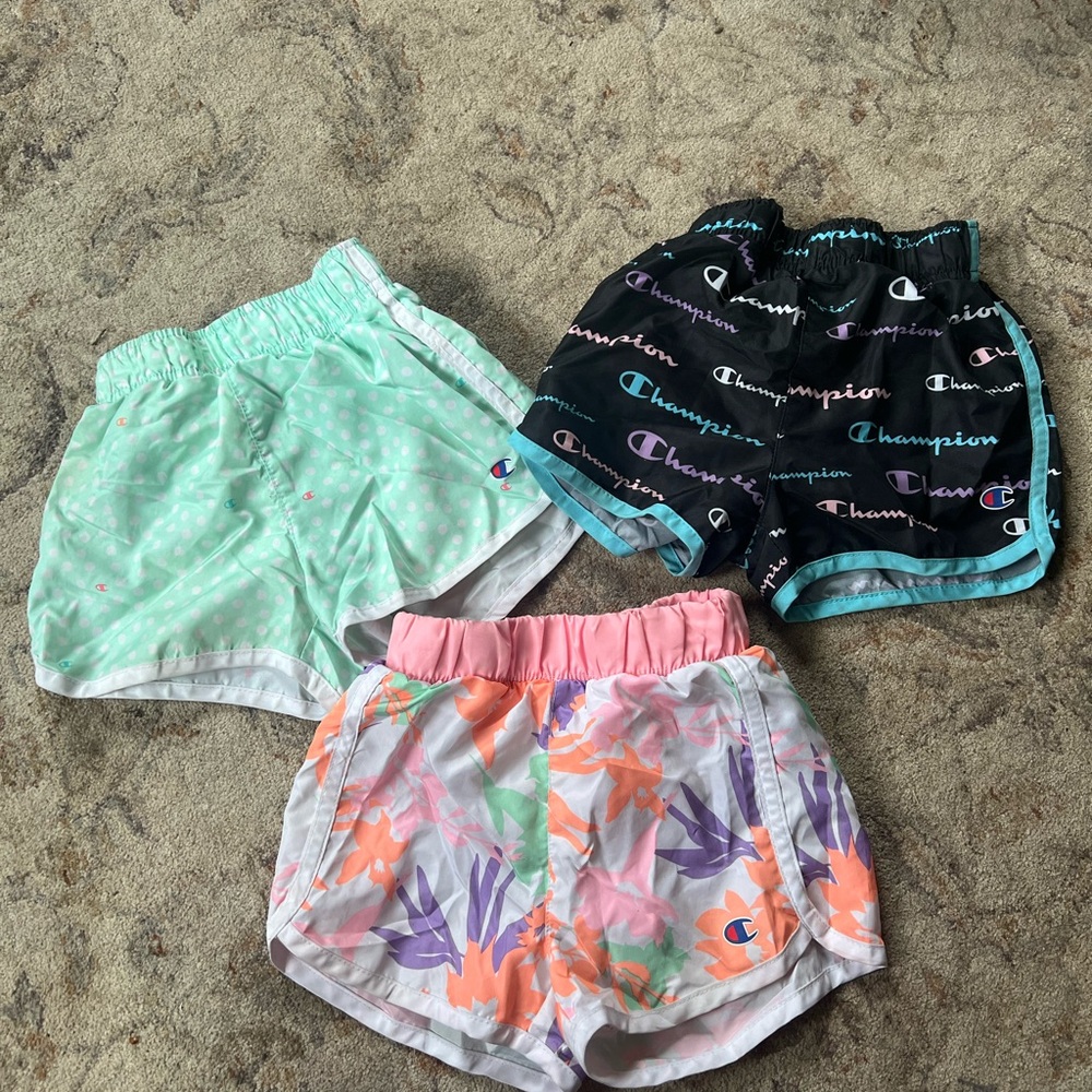 Girls Champion 2T Sports Shorts Bundle